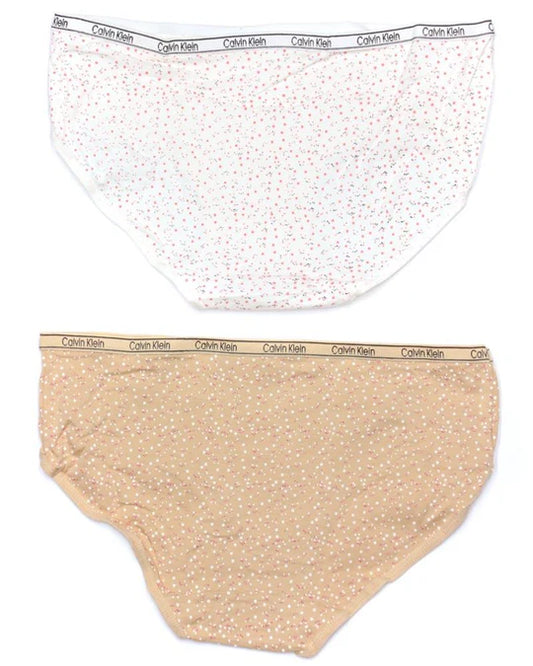 Sprinkle Print Bikini Panties(Pack of 2): Soft Cotton & Signature Comfort Waistband