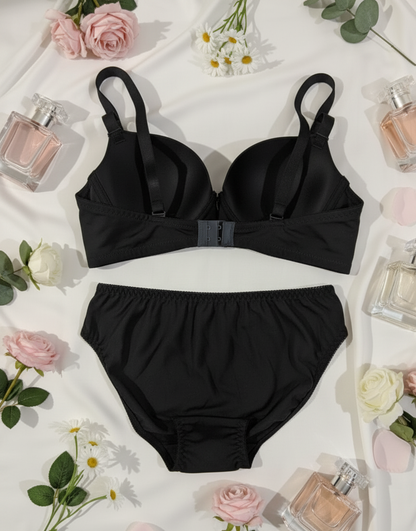 Smooth Contour Bra & Soft Linen-Feel Panty