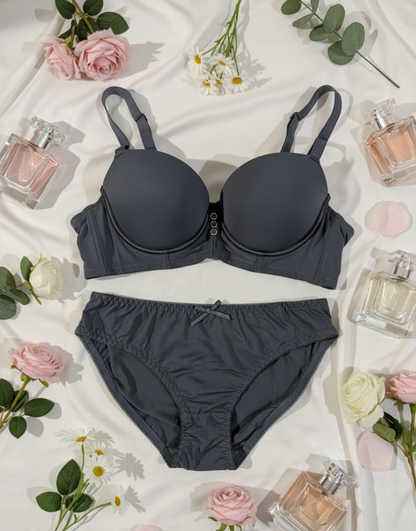 Smooth Contour Bra & Soft Linen-Feel Panty