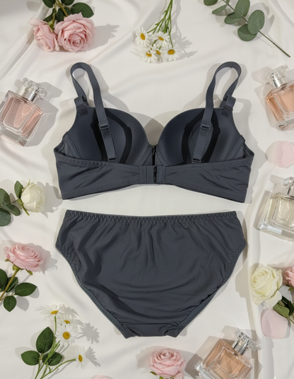 Smooth Contour Bra & Soft Linen-Feel Panty